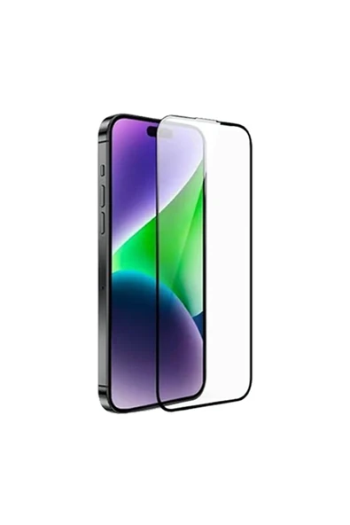 URR iPhone 16 Pro Max 3D Resin Edge Cam Ekran Koruyucu - Siyah ürün görseli 1