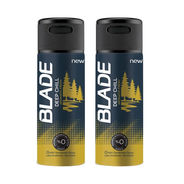 Blade Deodorant Deep Chill 150 ml Erkek x 2 Adet ürün görseli 1