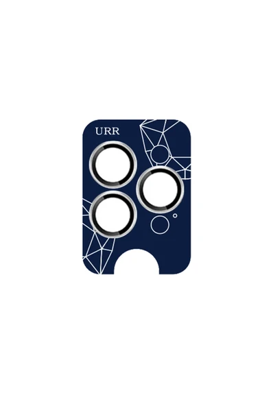 URR iPhone 16 Pro Max Sapphire PVDSS Kamera Lens Koruyucu - Gümüş ürün görseli 1