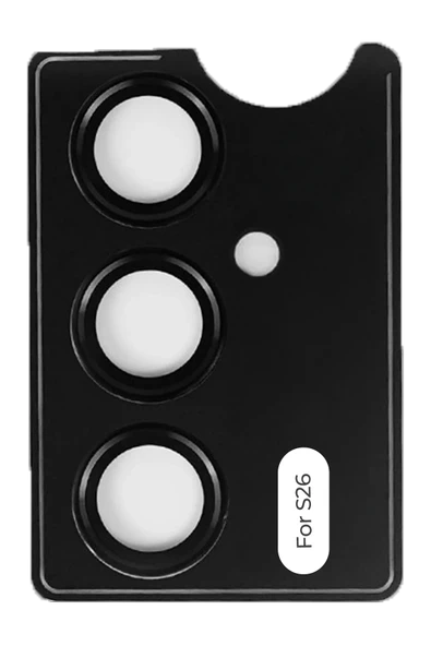 URR Samsung Galaxy S26 Plus AR Kamera Lens Koruyucu - Siyah ürün görseli 1