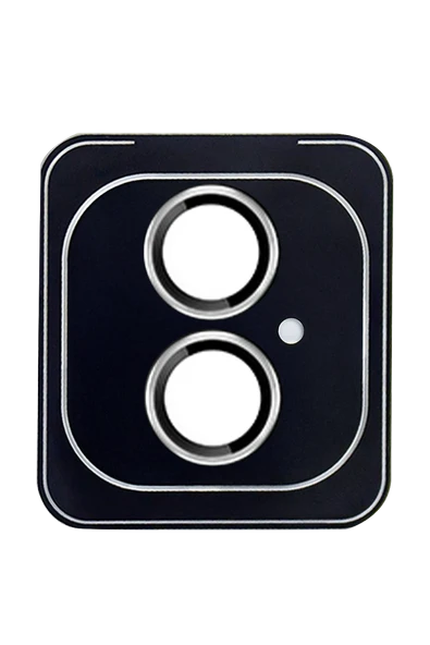 URR iPhone 16 Fan Series AR Kamera Lens Koruyucu - Gümüş ürün görseli 1