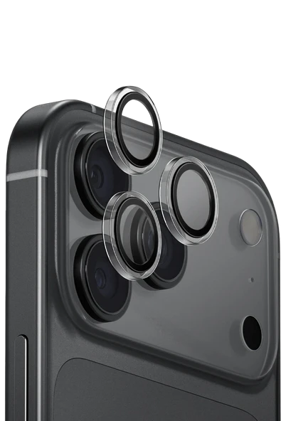 URR  iPhone 17 Pro Max PC Clear Lens Koruyucu - Şeffaf ürün görseli 1