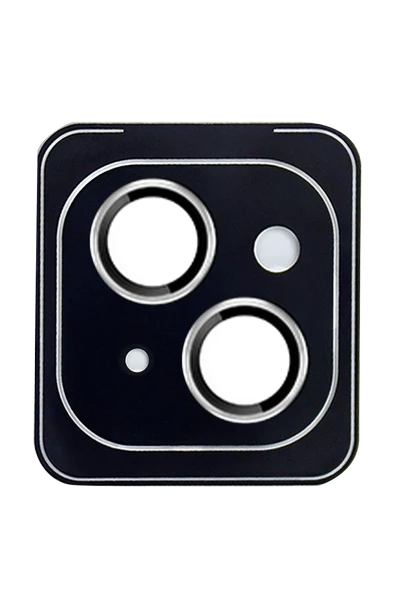 URR iPhone 13 Fan Series AR Kamera Lens Koruyucu - Gümüş ürün görseli 1