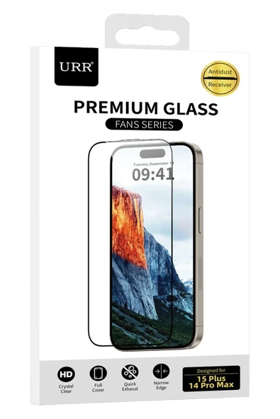URR iPhone 11 Fans Series Premium HD Cam Ekran Koruyucu - Siyah ürün görseli 1
