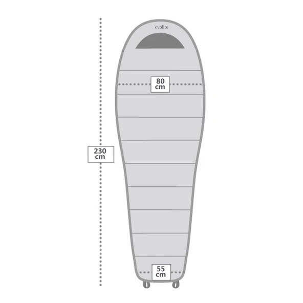 Evolite Nepal Pro -8ºc Uyku Tulumu - Resim 2