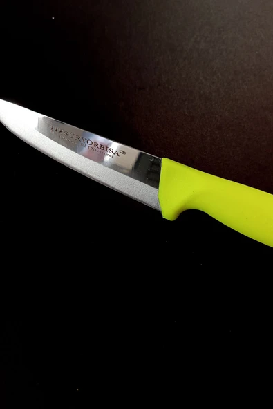 Süryörbisa Gold Serisi No 2 Beyaz Plastik Saplı Yöresel El Dövmesi Mutfak Bıçağı 28.5 cm ürün görseli 1