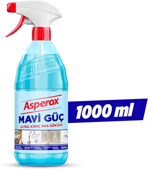 Asperox Mavi Güç Ultra Kireç Pas Sökücü Sprey 1 Lt ürün görseli 1