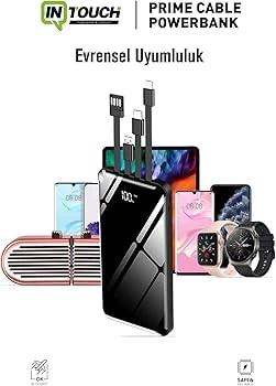 INTOUCH PRİME CABLE 10000mah POWERBANK - Resim 2