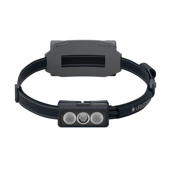 Ledlenser Neo 9r Kafa Feneri Gri-siyah ürün görseli 1