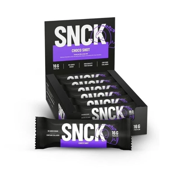 SNCK Yüksek Protein Bar 12x55 g Choco Shot ürün görseli 1