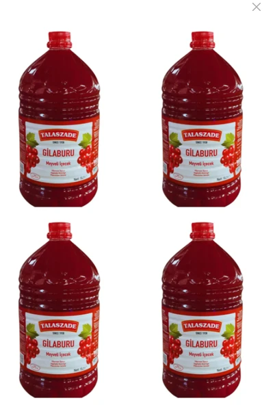 Talaszade Gilaburu Suyu 5 L x 4 Adet Pet Bidon - Şeker İlavesiz ürün görseli 1