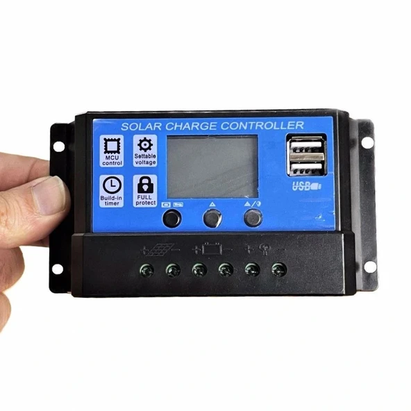 Solar Panel Akü Şarj Cihazı 30A 12/24V ürün görseli 1