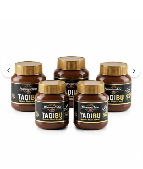 Abdurrahman Tatlıcı Tadıbu Kakaolu Fındık Ezmesi 5 X 330 Gr ürün görseli 1