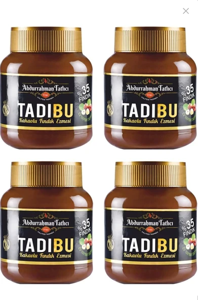 Abdurrahman Tatlıcı ABDURRAHMAN TATLICI TADIBU 330 GR FINDIK KREMASI  4 ADET ürün görseli 1