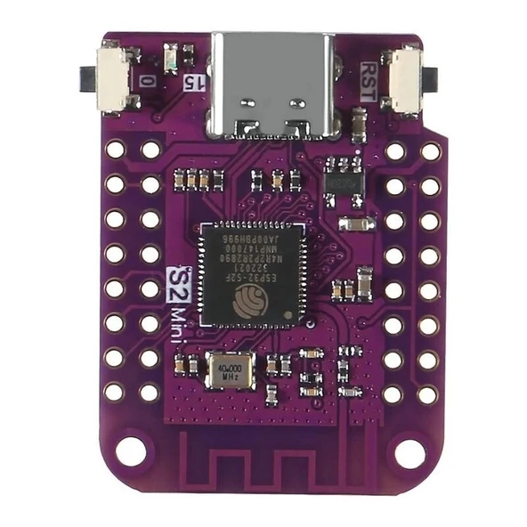 ESP32 S2 Mini WiFi Geliştirme Kartı ürün görseli 1