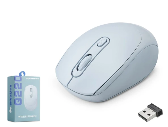 Kablosuz Mouse 1600 Dpi Mavi Q220B ürün görseli 1