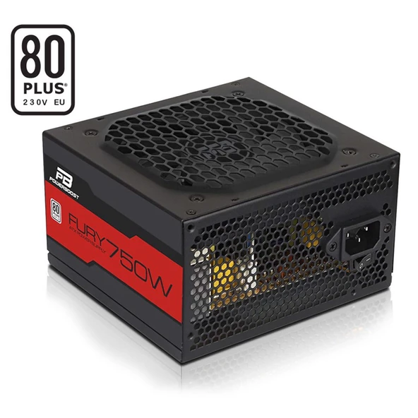 PowerBoost BST-ATX750WEU FURY ACTIVE PFC 750W  80+ GAMING PSU (BOX) ürün görseli 1