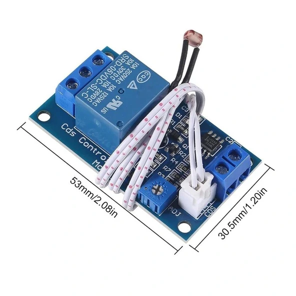 XH-M131 5V Ldr Işık Kontrollü Röle - Resim 6