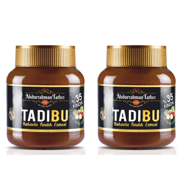 Abdurrahman Tatlıcı Tadıbu Kakaolu Fındık Kreması 330 G x 2 adet ürün görseli 1