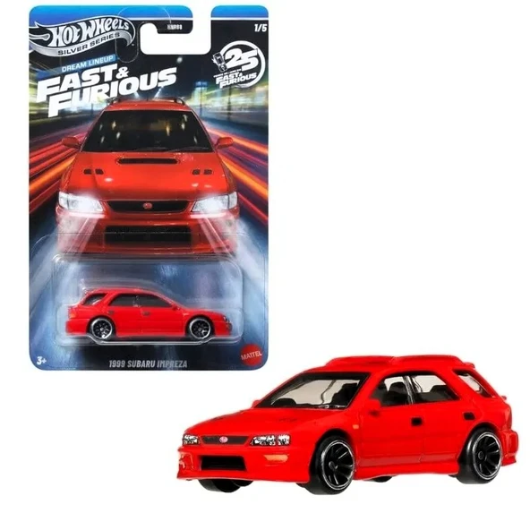Hot Wheels Fast & Furious 1999 SUBARU IMPREZA JKX10 - HNR88 ürün görseli 1