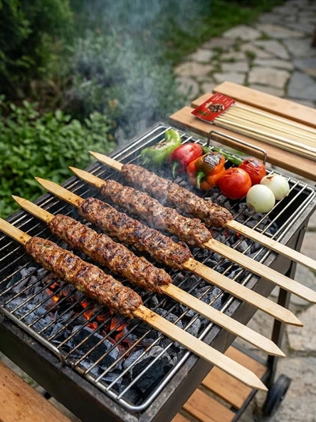 Mucit Home Adana Urfa Şiş Kalın 30 cm Mangal Keyfi ürün görseli 1