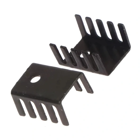 To-220 Metal Soğutucu Heatsink Vida Montajlı 19x15x10mm ürün görseli 1