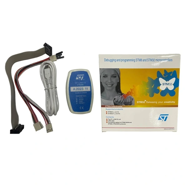 ST-LINK V2 STM8 STM32 Programlayıcı Debugger - Resim 3