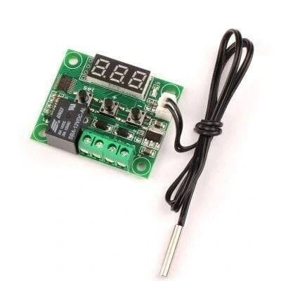Röle Çıkışlı Dijital Termostat. Sıcaklık Kontrol Kartı - W1209 ürün görseli 1