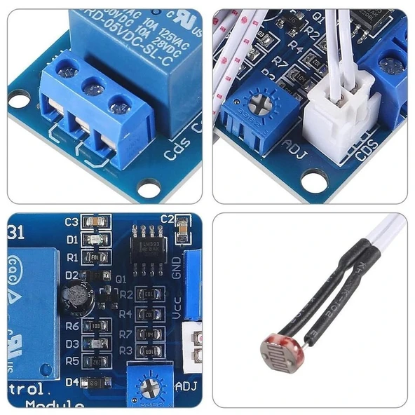 XH-M131 5V Ldr Işık Kontrollü Röle - Resim 5