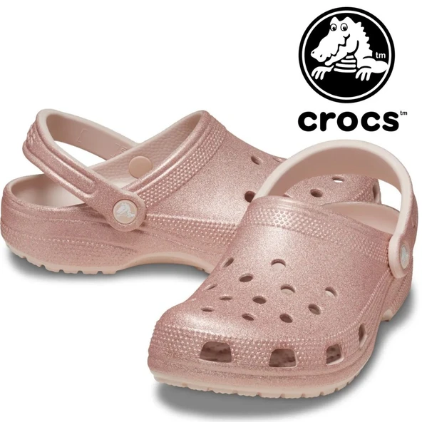 Crocs Classic Glitter Clog Sabo Doktor ve Hemşire Terliği Ortapedik Unisex Terlik ürün görseli 1