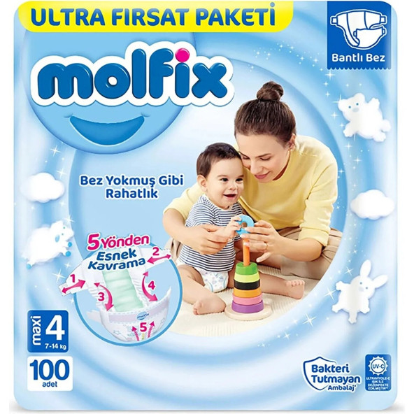 Molfix 3D Ultra Fırsat Maxi 100 ürün görseli 1