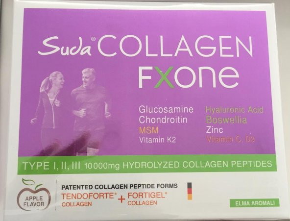 Suda Collagen Fxone Apple 13 gr 30 Saşe 8681571356264 ürün görseli 1
