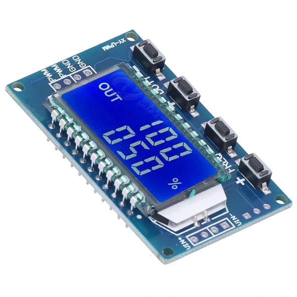 XY-LPWM LCD Ekranlı Sinyal Jenaratör Modülü Kare Dalga Üretici 1Hz-150Khz ürün görseli 1