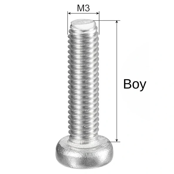M3X30mm YSB Vida – DIN7985 (Yıldız Silindir Başlı Civata) ürün görseli 1