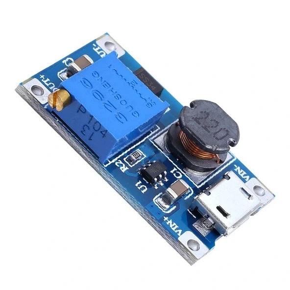 MT3608 2A Dc-Dc Güç Modülü Micro USB Çıkışlı - Resim 4