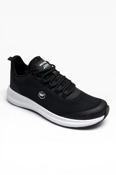 Wickers 2551-26 Anorak Anatomik Taban Bağcıklı Erkek Sneaker Siyah Beyaz ürün görseli 1