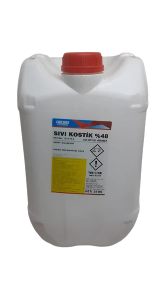 Sıvı Kostik 25 Kğ % 48 Meltem Kimya 20 litre ürün görseli 1