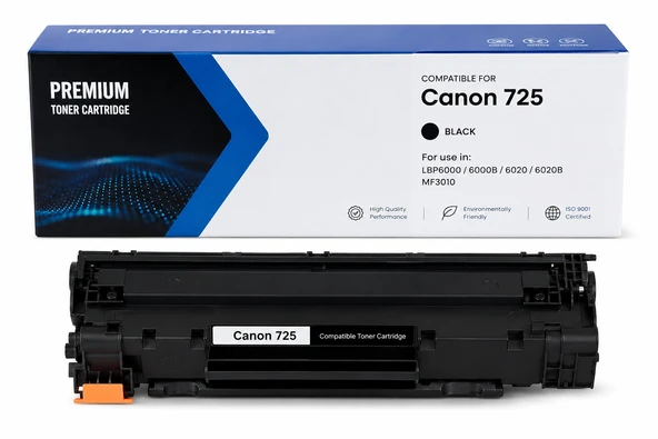 Canon 725 Muadil Toner - LBP 6000 6020 6030 6030B Uyumlu Siyah Kartuş ürün görseli 1