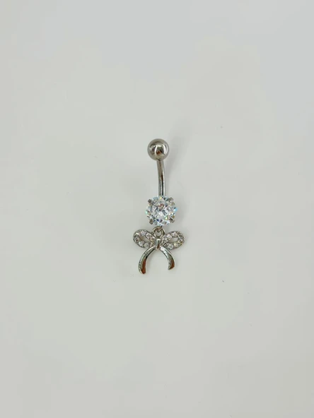 Fiyonk  Detaylı Göbek Piercing - Pg0093 ürün görseli 1