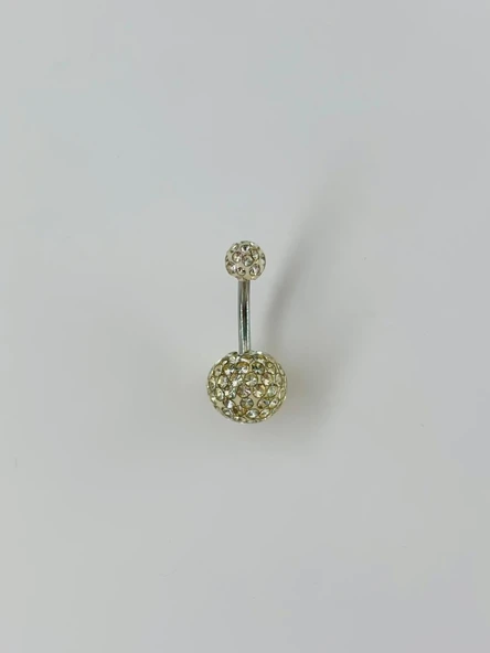 Disko Topu Göbek Piercing - Pg0035 ürün görseli 1