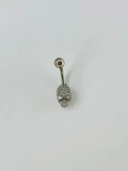 Kuru Kafa Detaylı Göbek Piercing - Pg0042 ürün görseli 1