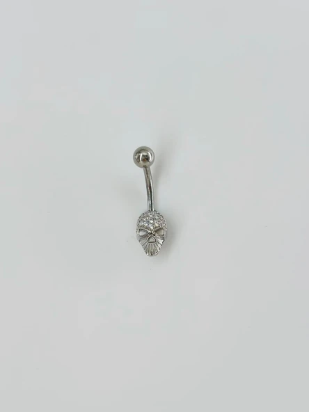 Kuru Kafa Detaylı Göbek Piercing - Pg0060 ürün görseli 1