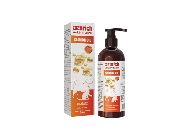 Veterinaire Salmon Oil / Omega 3 ve Omega 6 Sıvı Desteği 200 ml ürün görseli 1