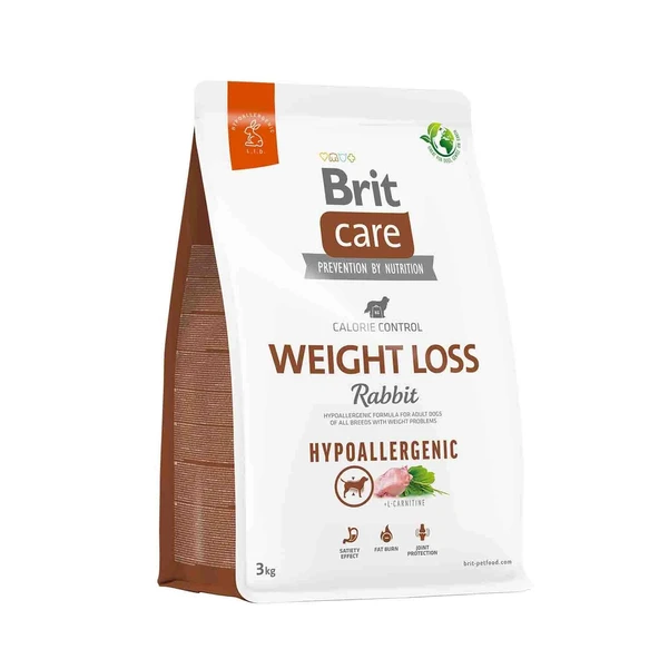 Brit Care Hipoalerjenik Weight Loss Tavşan Etli Kilo Dengeleyici Diyet Yetişkin Köpek Maması 3 kg ürün görseli 1