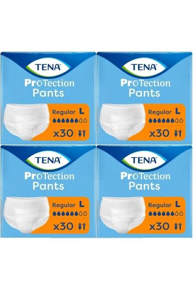 Tena ProTection Pants Regular Emici Külot Yetişkin Bezi L - Büyük - Large 120 Adet ürün görseli 1