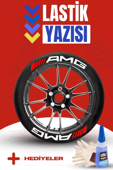 Motosiklet Ve Otomobil Araç 3d Oto Lastik Yazısı Sticker Arma Seti – 8 Adet ürün görseli 1
