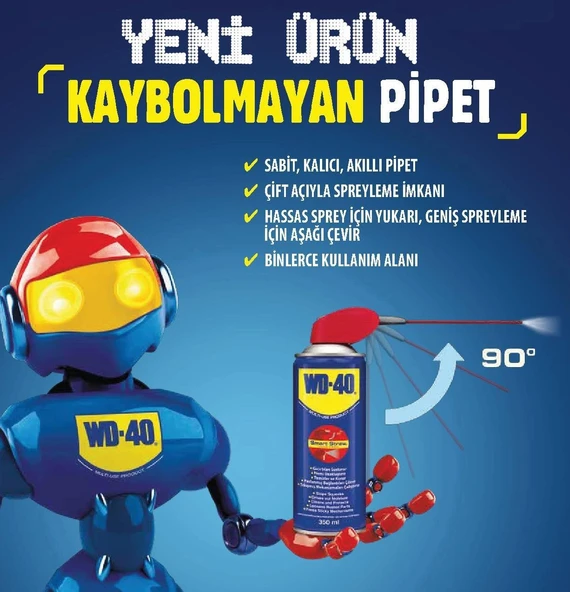 WD 40 Smart Straw Pas Sökücü Yağlayıcı 350 ml ürün görseli 1