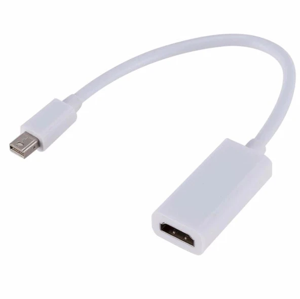Mini Displayport to HDMI Dönüştürücü Adaptör Beyaz - Resim 7