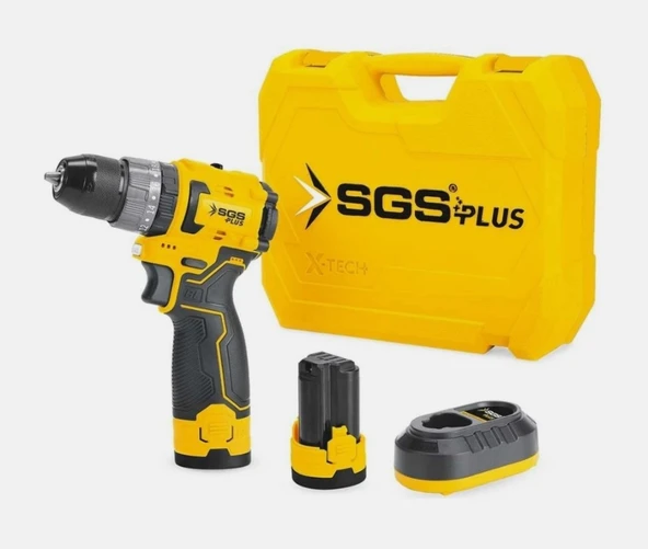 Sgs Akülü Darbeli Vidalama Seti 12 Volt (2x2.5 Ah) (Kömürsüz Motor) SGS5081 ürün görseli 1