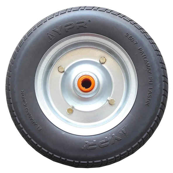 Yapar Patlamaz PU El Arabası Tekeri 3.50-7 ürün görseli 1